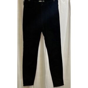 Old Navy Rockstar Super Skinny Jeans High Rise Womens Size 8 Stretch Black
